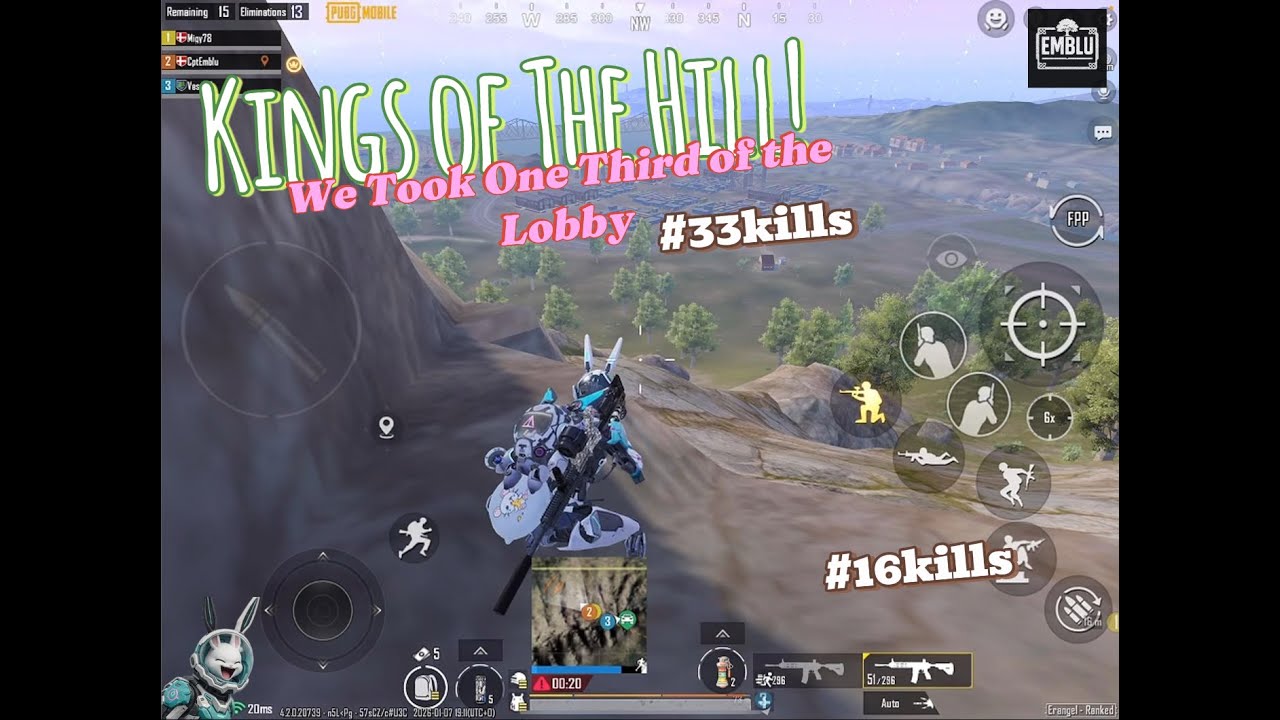 From Mylta to Erangel’s Highest Mountain — And We Owned the Lobby | PUBG mobile