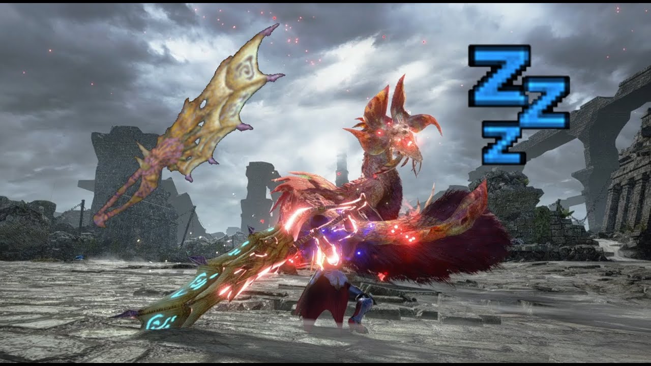 Monster Hunter Rise Sunbreak - Who Needs Sleep DB When You Have This (Sleep GreatSword)