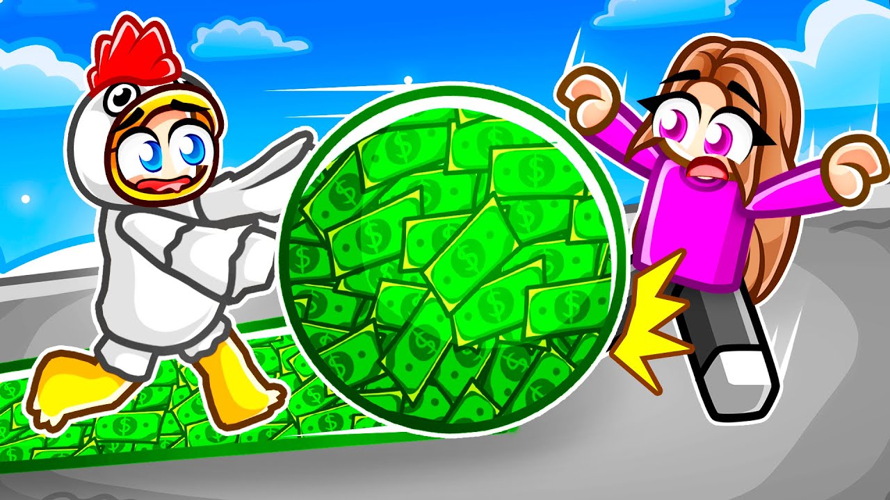 Avoir le plus GROS BALLON D'ARGENT avec ma FANGIRL sur Roblox !