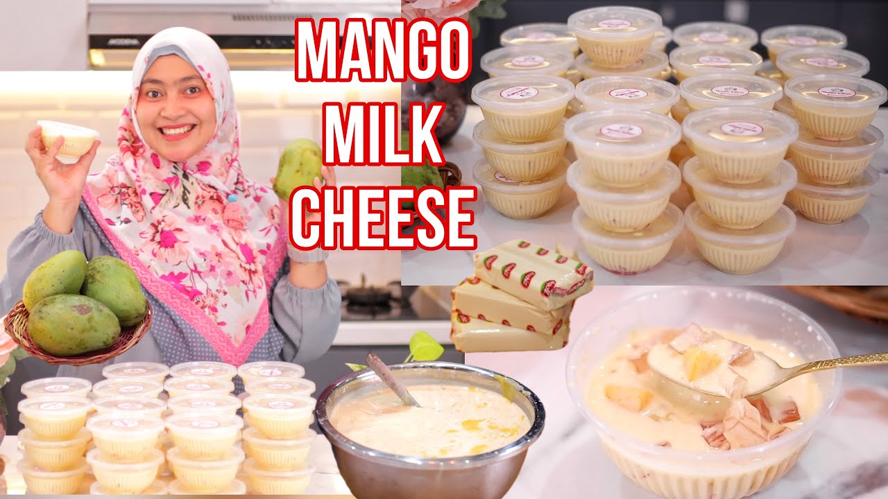 MINUMAN SEGER DARI MANGGA (MANGO CHEESE MILK) SEGER CREAMY BANGET