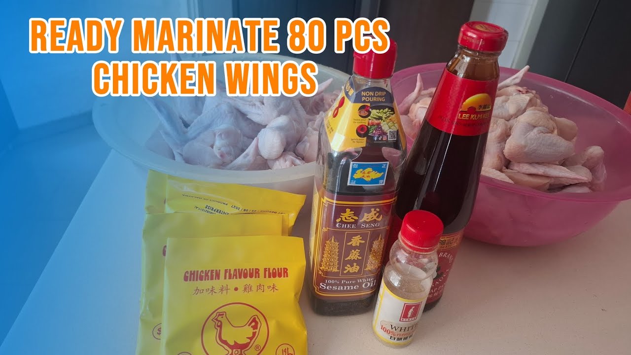 Done marinate na po ating chicken  wings para sa atin Chinese  new year 