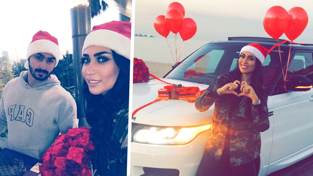 امين يهدي زوجته خلود سيارة 