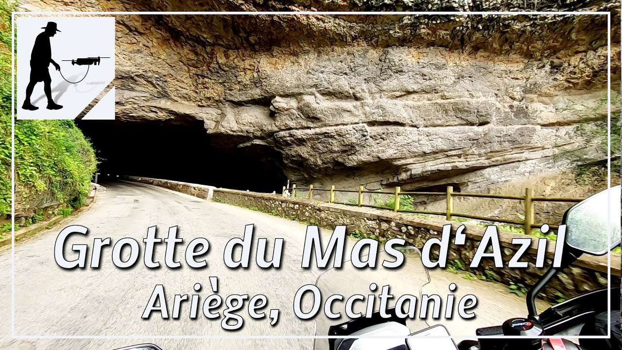 Grotte du Mas d'Azil, Road D119, Ariège, Occitania, France - by motorcycle