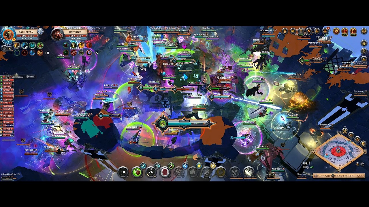 Albion Online I Rootbound Staff I ZvZ I Summers vs F A M I L Y - All Rise