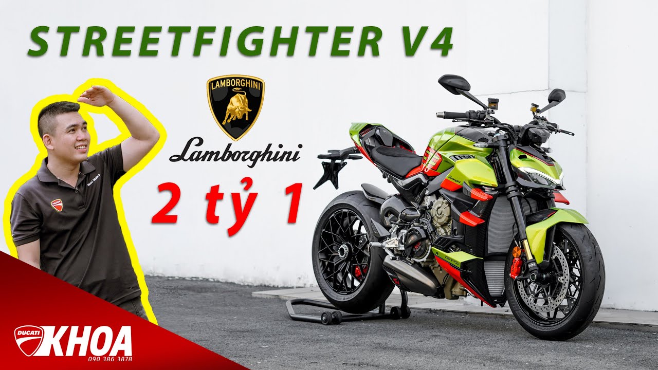 KHOA DUCATI HCM | Chi tiết Streetfighter V4 Lamborghini giá  2 tỷ 105 triệu
