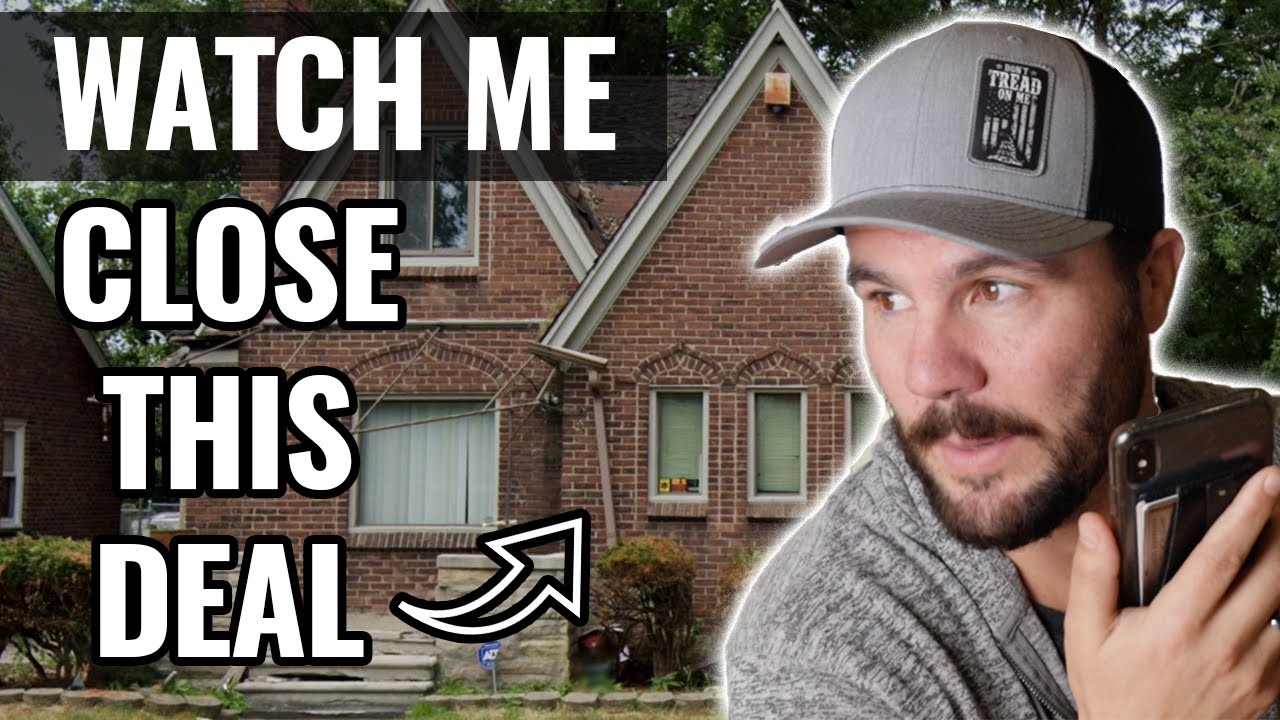 Watch Me Close On The Phone With A Motivated Seller LIVE