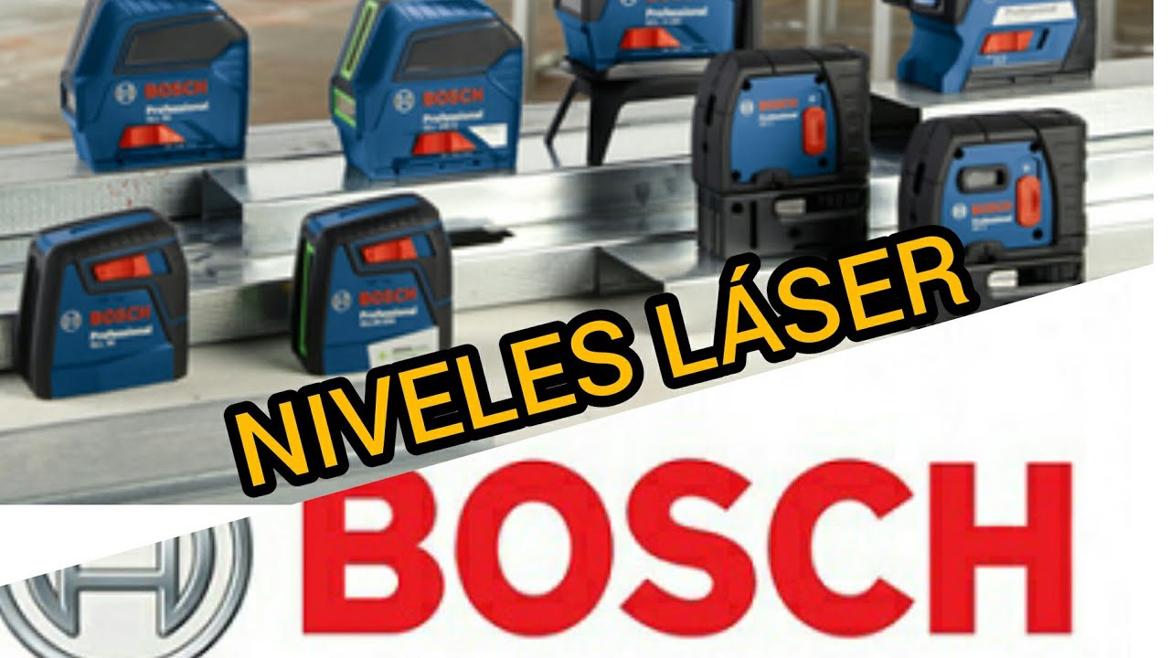 NIVELES Láser BOSCH. Línea COMPLETA de herramientas - LASER TOOLS