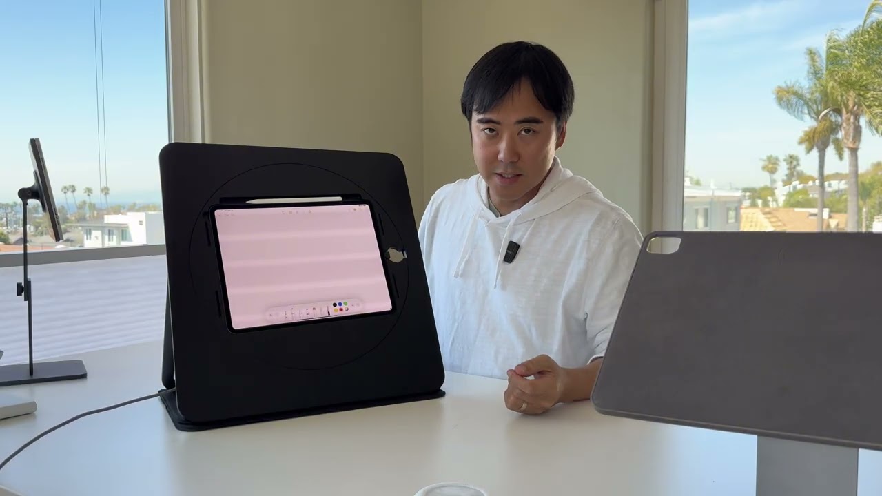 First-ever Rotating Drawing board and case for iPad Pro/iPad Air, MagFlött Sketch 360