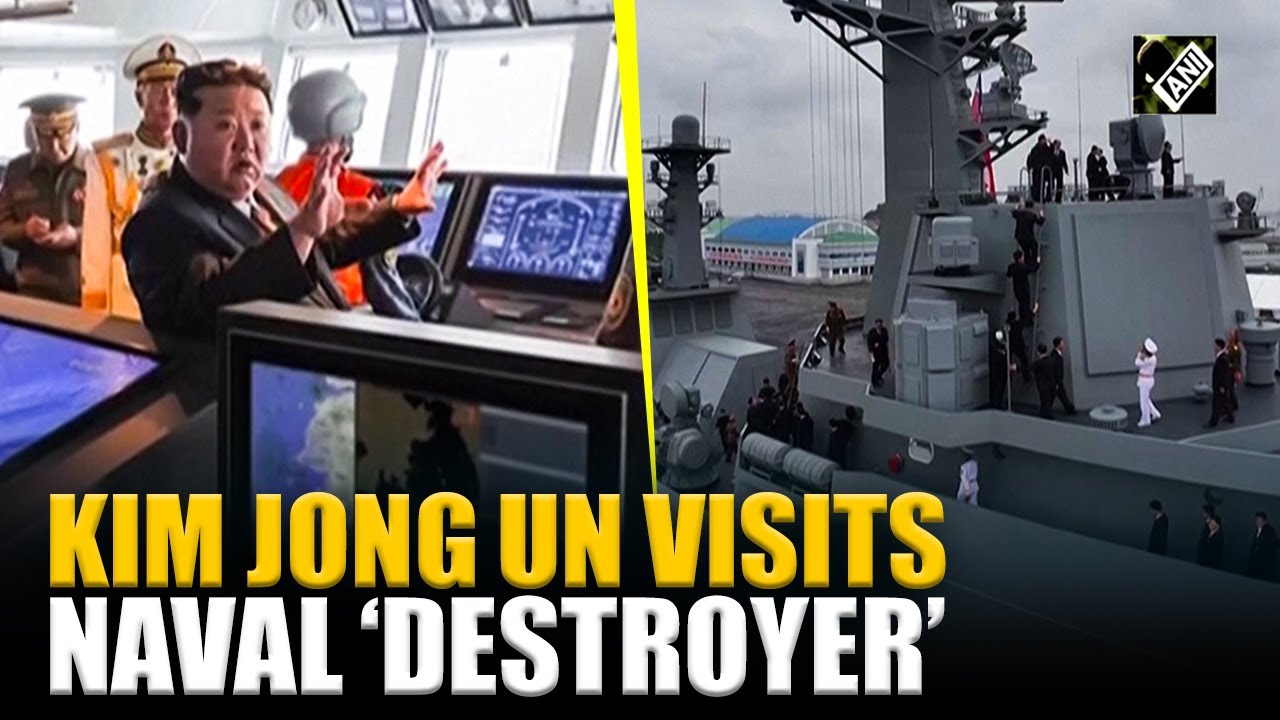 North Korea’s Kim Jong Un visits Choe Hyon naval destroyer ahead of 80th anniv of Workers’ Party