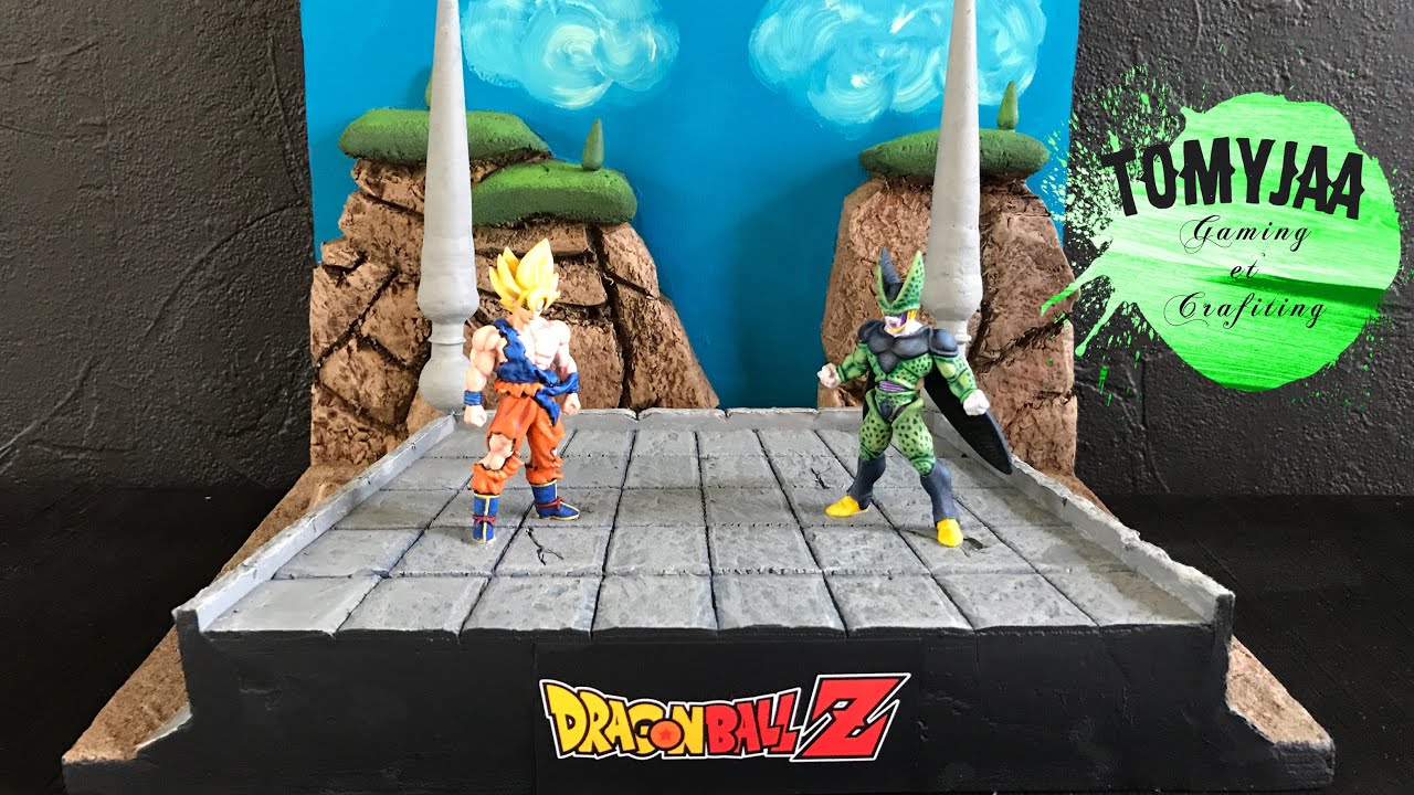 Tutorial Dragon Ball Z Diorama Tournament Cell vs Goku (TCV 012)