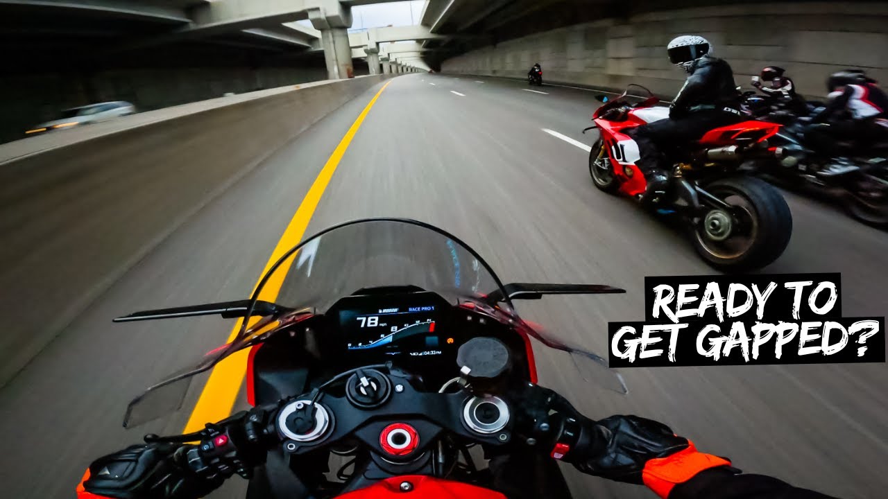 INSANELY RARE DUCATI V4R CHALLENGES MY S1000RR (ONE OF 500)
