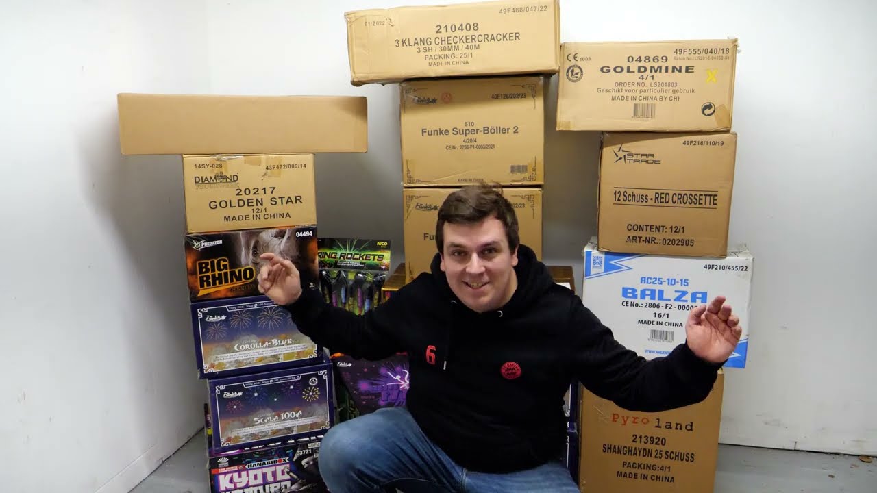 SILVESTERFEUERWERK UNBOXING 2023 - AHLERS PYROTECHNIK & KNALLKÖPPE