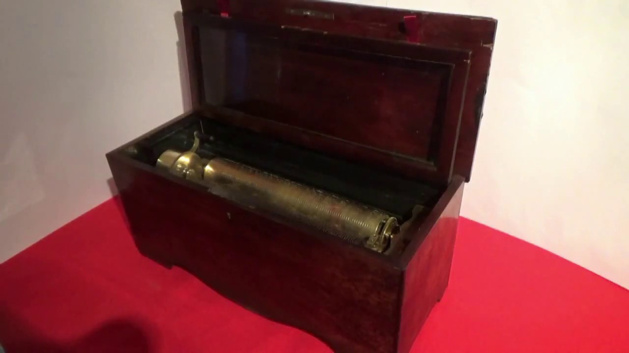 1860 Andre Soualle hidden drum and bell box