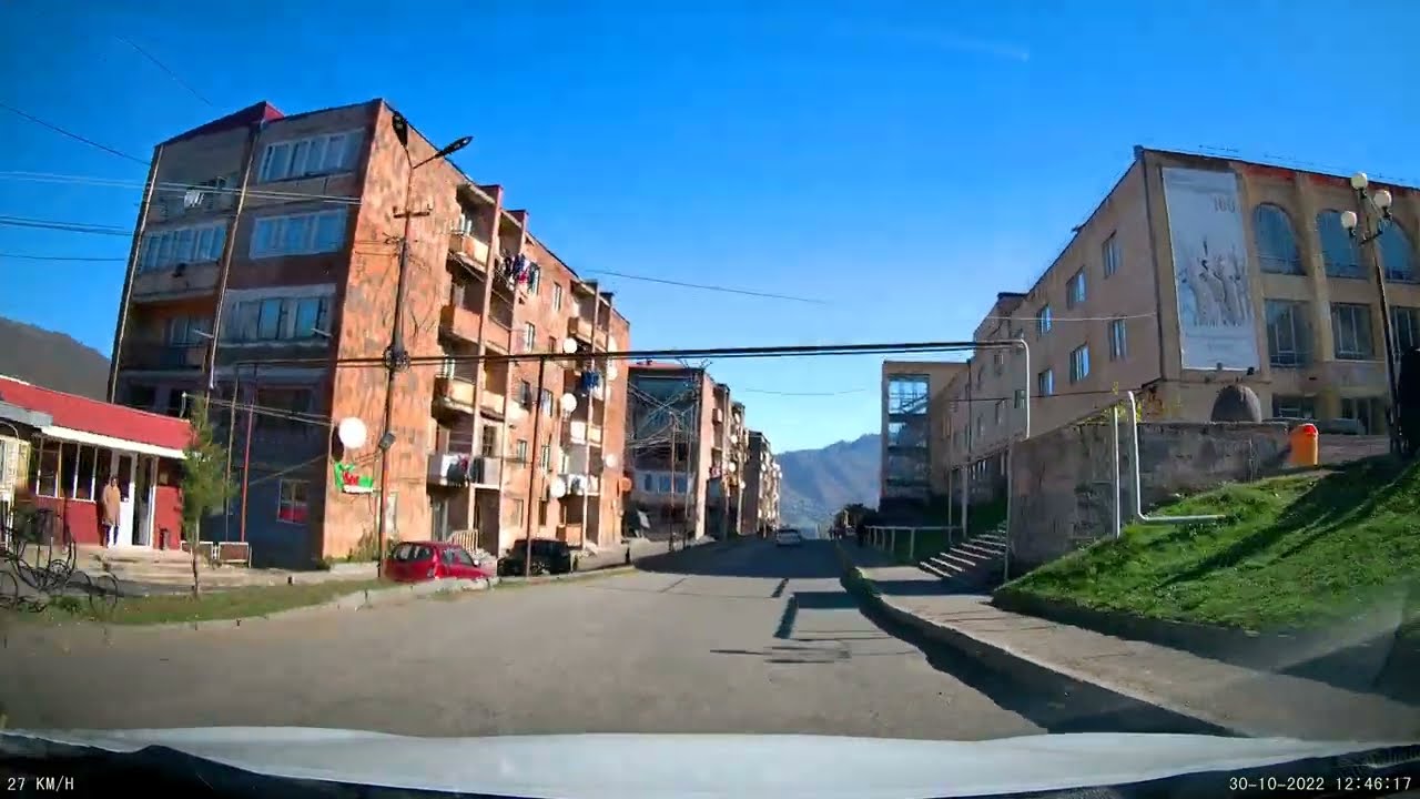 Driving through the Alaverdi🇦🇲 Սանահին Санаин Monastery Sanahin #armenia #армения #driving #4k #lori