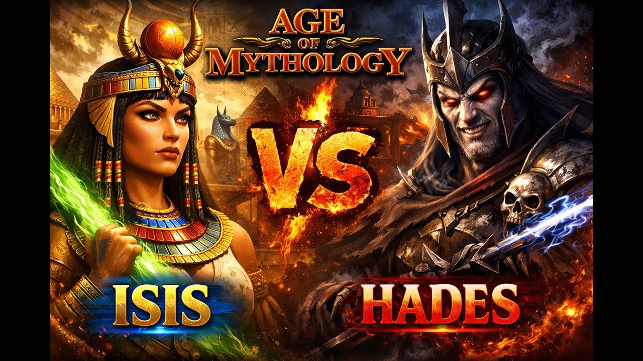 AOM (Age of Mythology) Retold 1v1 | Playing Isis