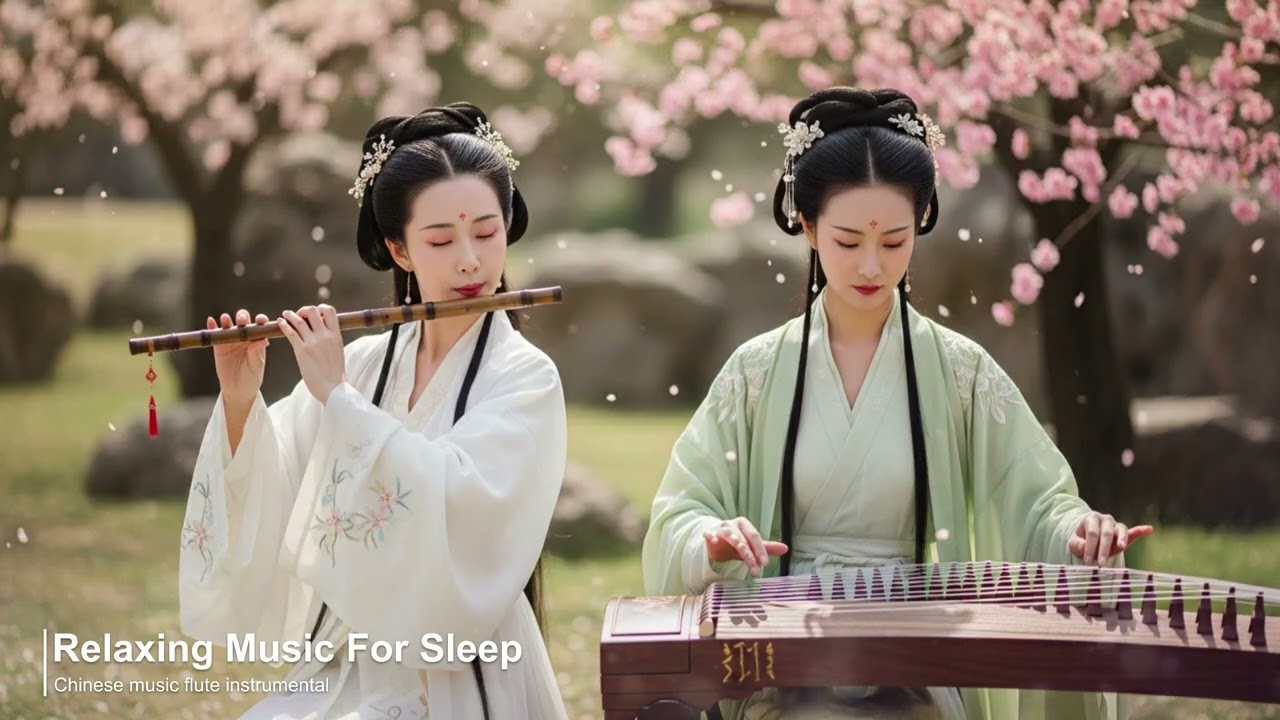 A Flute Girl Most Beautiful Chinese Flute Music, Stress Relief Music, Sleep Music