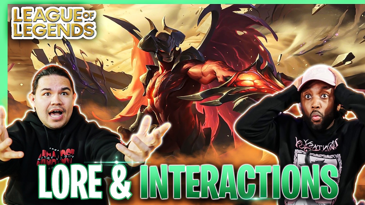 Aatrox: The Darkin Blade || Lore & Special Interactions || League Reactions