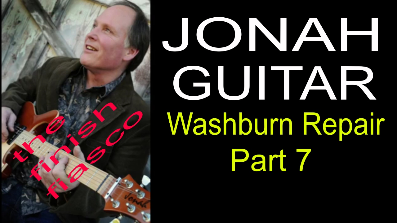 Washburn acoustic guitar repair Part 7 - Jonah Custom Guitars