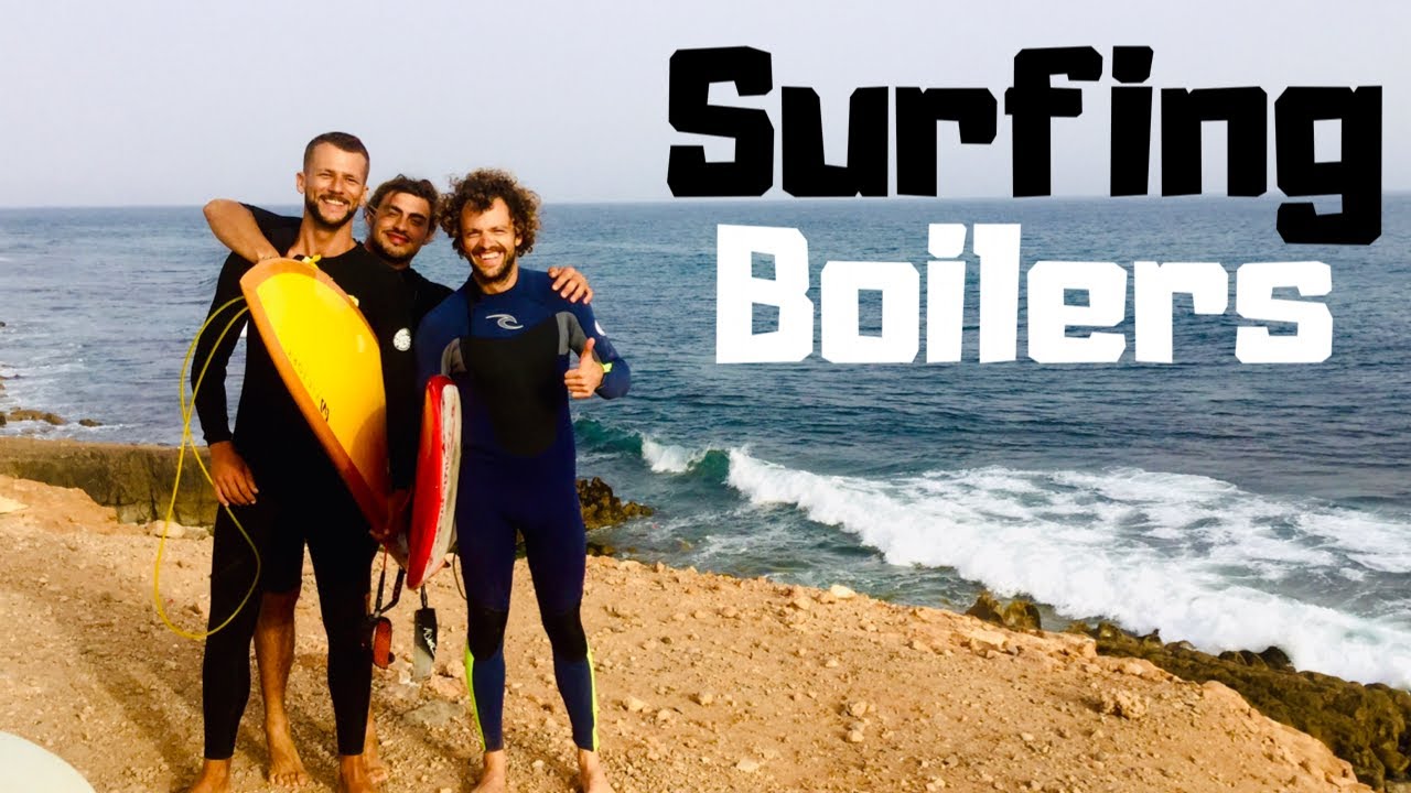 Tamri Morocco, Boilers Surf Trip, FIRST TIME SURFING REEF *BLOOD  WARNING* Learn to Surf Morocco