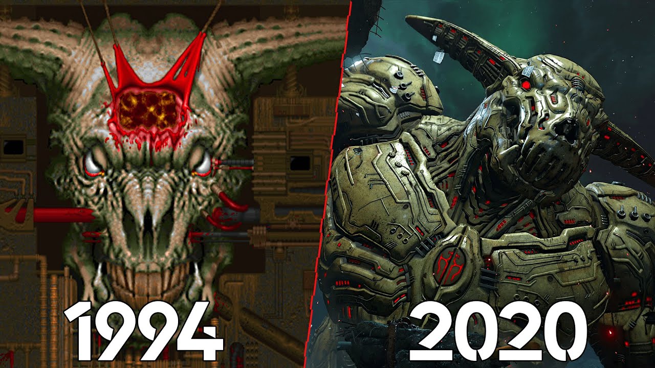 The Icon of Sin in Every Doom Game (1994 - 2020) 4k