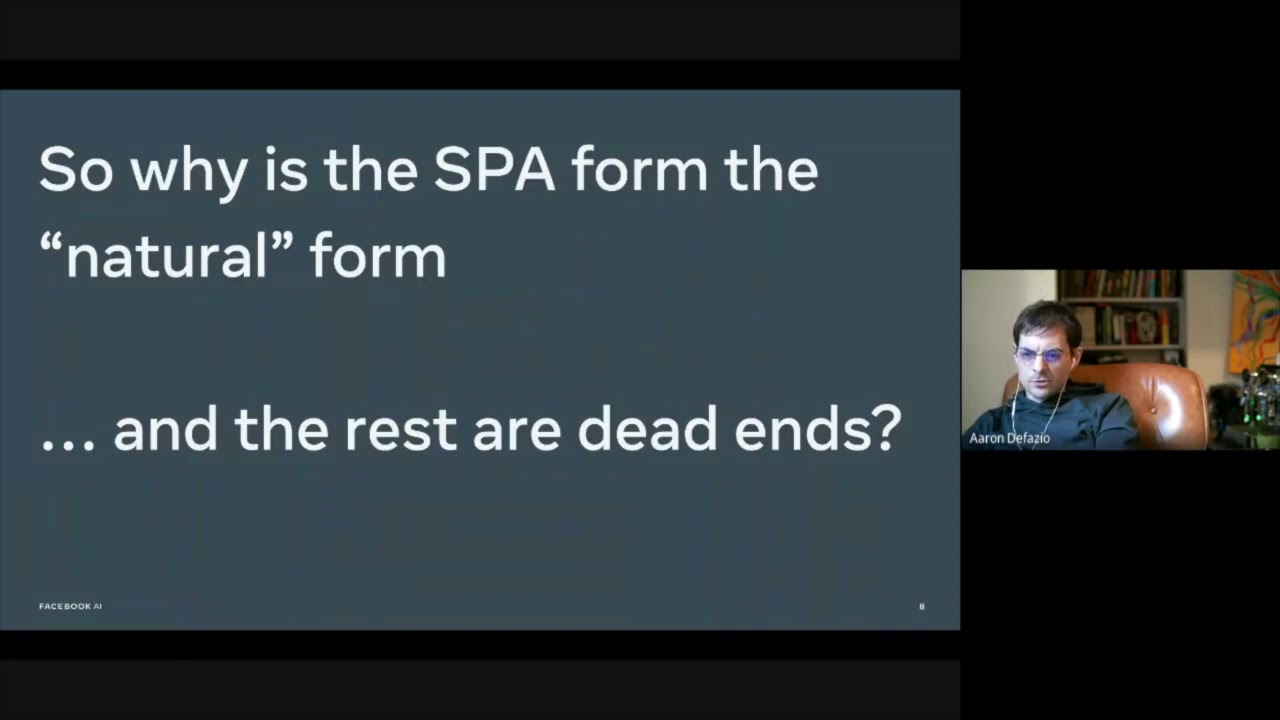 Aaron Defazio - Adventures in optimization for large-scale deep learning