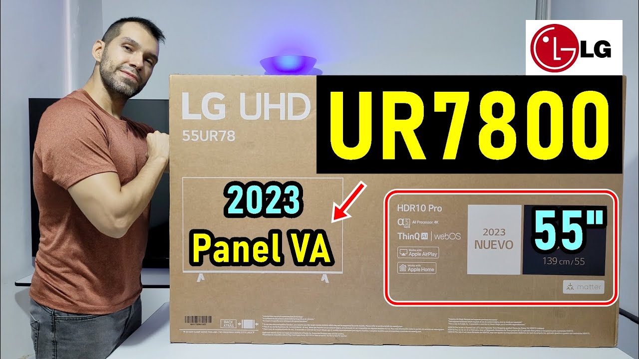 LG UR7800 Smart TV 4K Panel VA: РАСПАКОВКА И ПОЛНЫЙ ОБЗОР