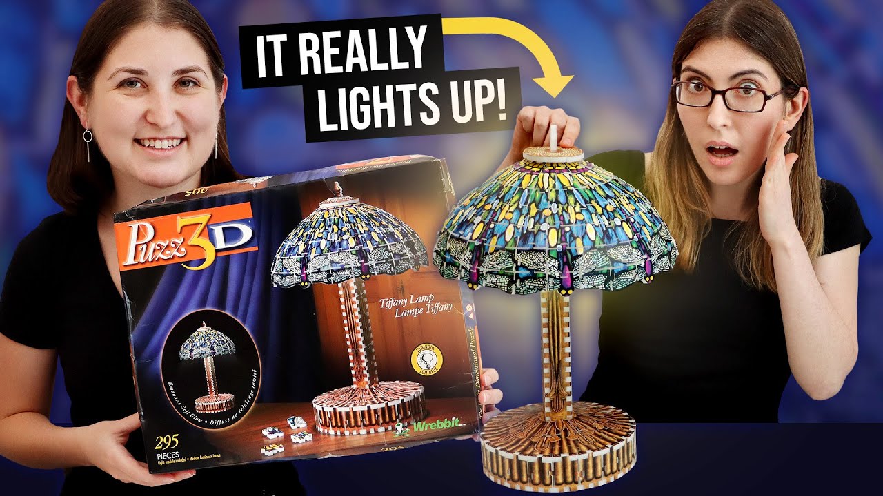 Doing a Puzz3D Lamp *that actually lights up*