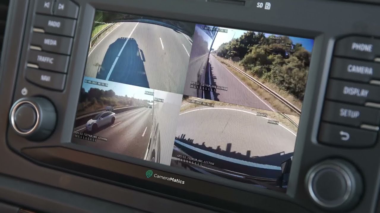 CameraMatics InCab Monitor HGV Footage