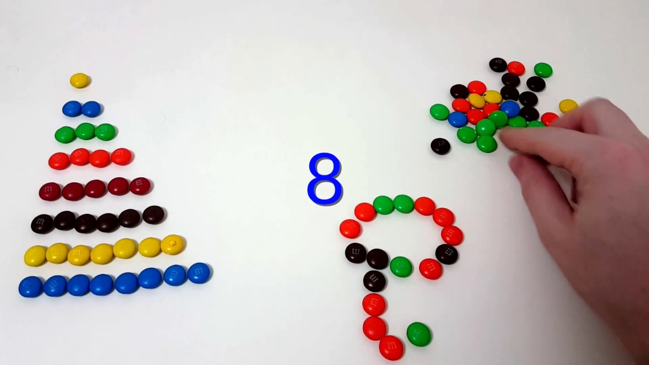 Learn Colors and Numbers with M&Ms - Kids Funland - For Children, Babies and Toddlers