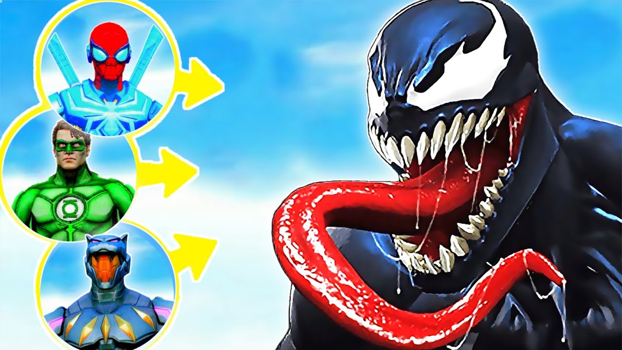 FRANKLIN Upgrading Into STRONGEST SUPER VENOM In GTA 5 (Hindi) | GTA5 AVENGERS (GTA 5 mods)