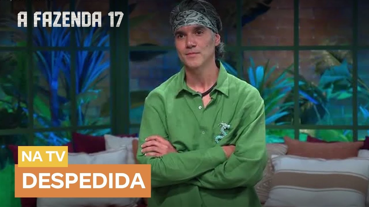 Fernando Sampaio é o quarto eliminado em A Fazenda 17