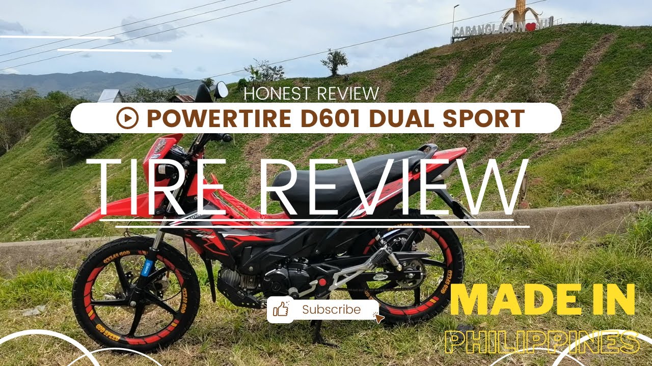 POWERTIRE Dual Sport D601 | Tire Review | Installed on XRM125fi Motard |  Prince TV