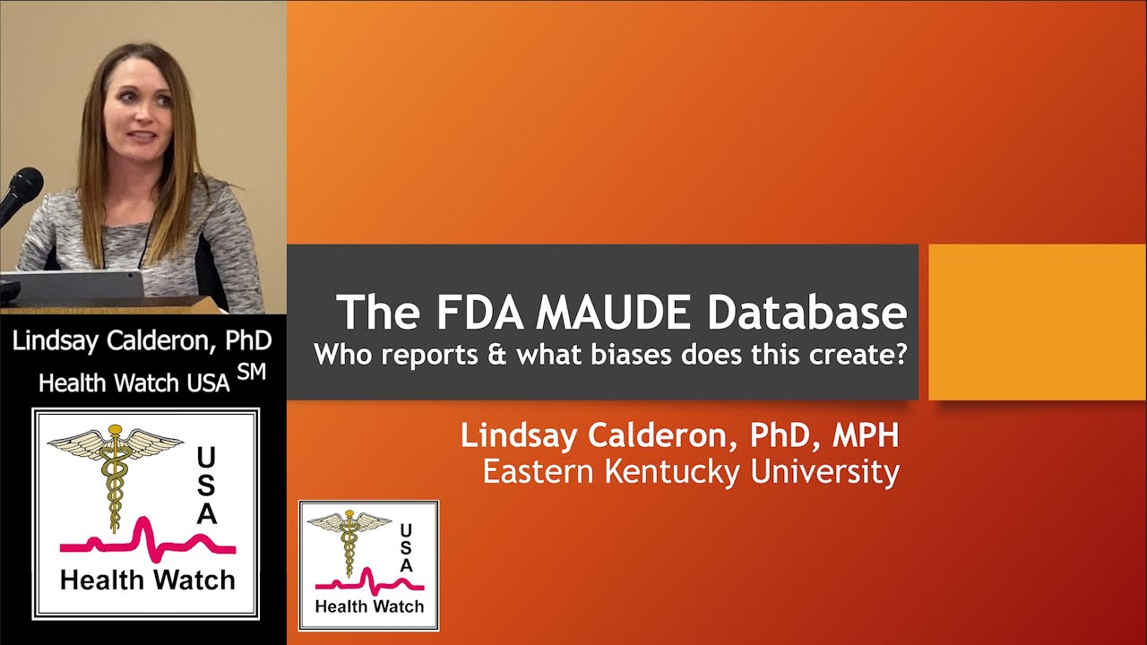 The FDA MAUDE Database.  Who is reporting and how good are the reports.