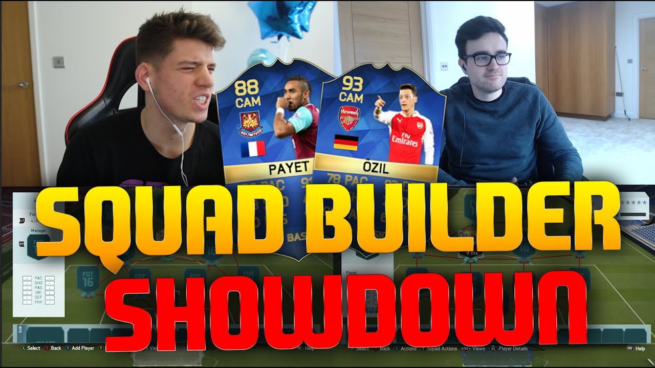OZIL VS PAYET SQUAD BUILDER SHOWDOWN!! - Fifa 16 Ultimate Team