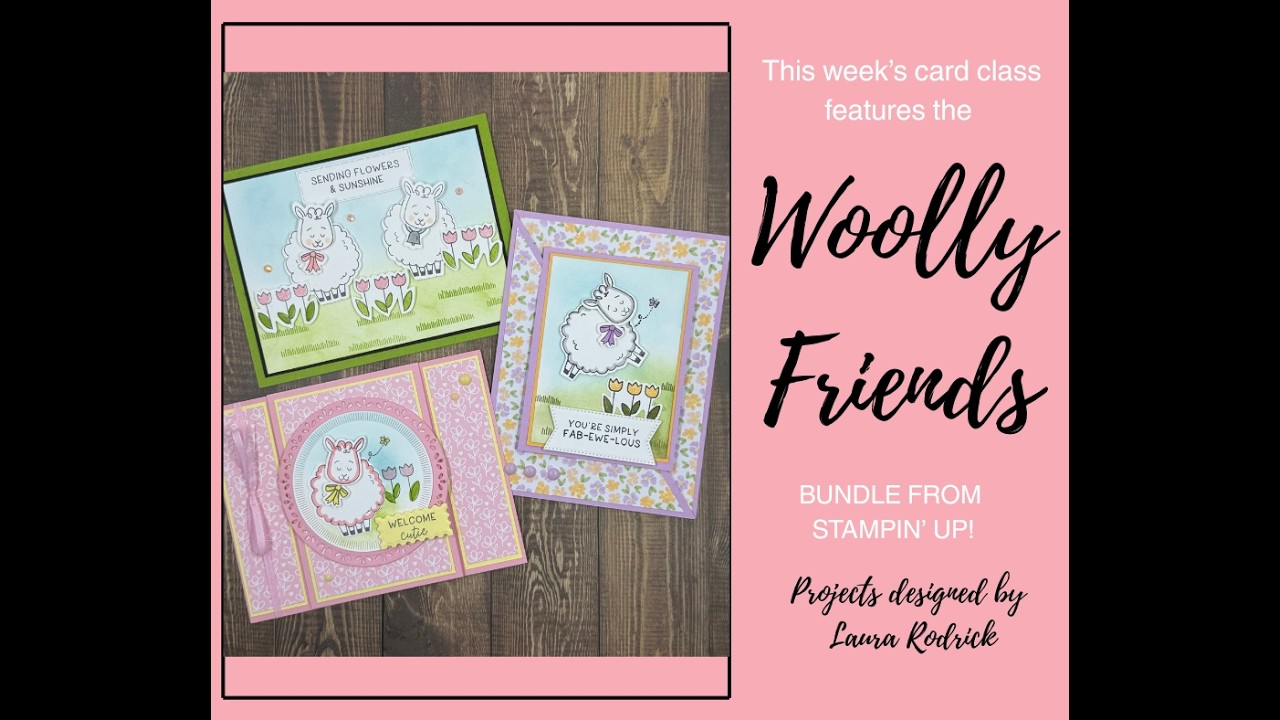Cute projects created with the Woolly Friends stamp and punch set from Stampin' Up!