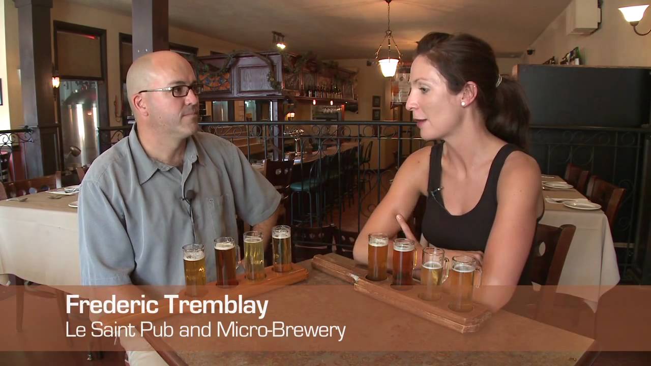 Beer tasting in Quebec