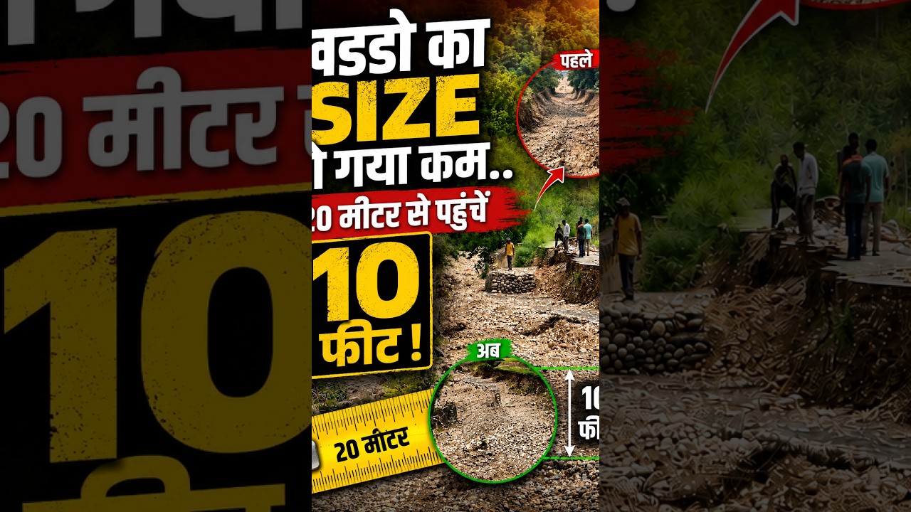 खड्डो का Size हो गया कम..20 मीटर से पहुंचें 10 फीट !