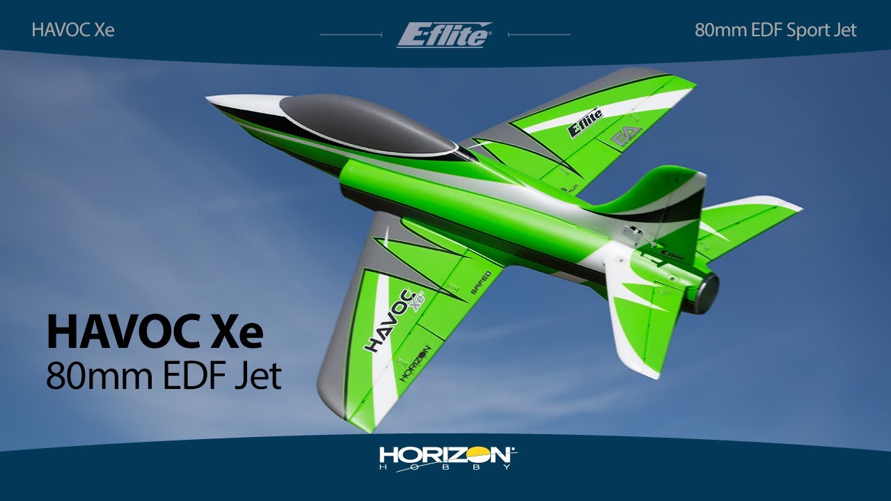 E-flite® Havoc Xe 80mm EDF Sport Jet PNP & BNF Basic