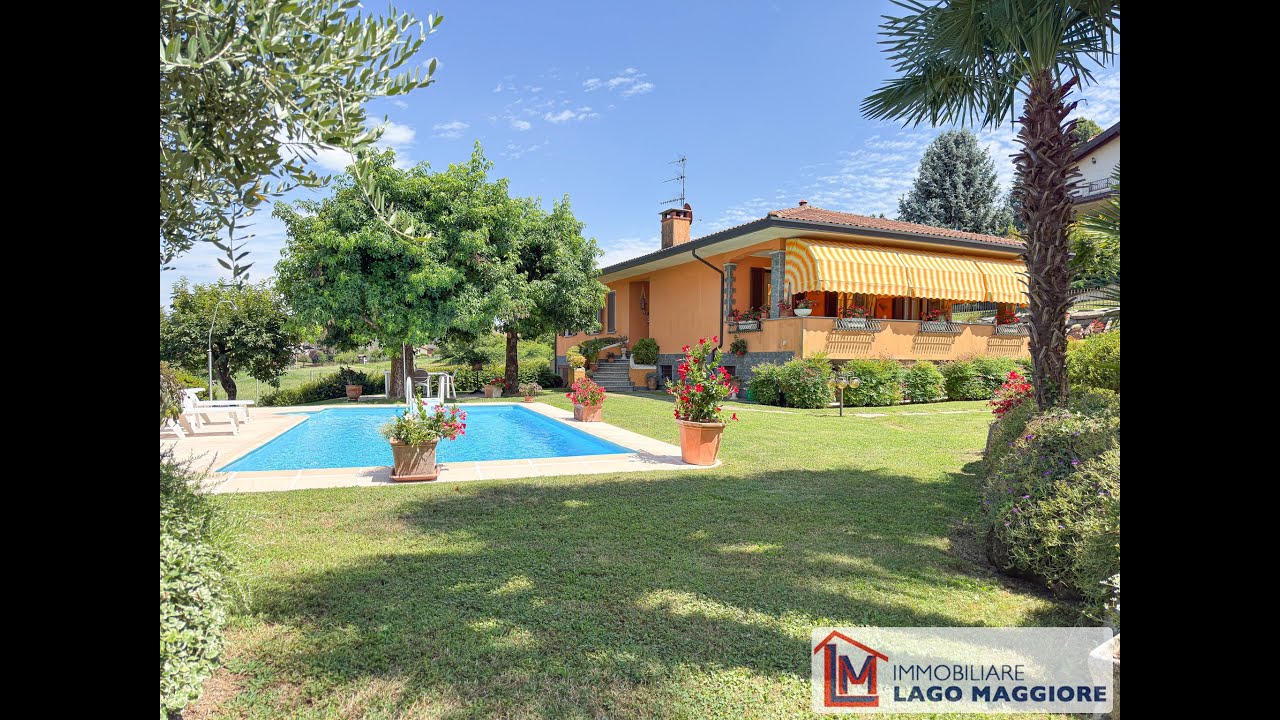 VIDEO TOUR - Villa Con Piscina E Ampio Giardino In Vendita A Cadrezzate Con Osmate (VA)