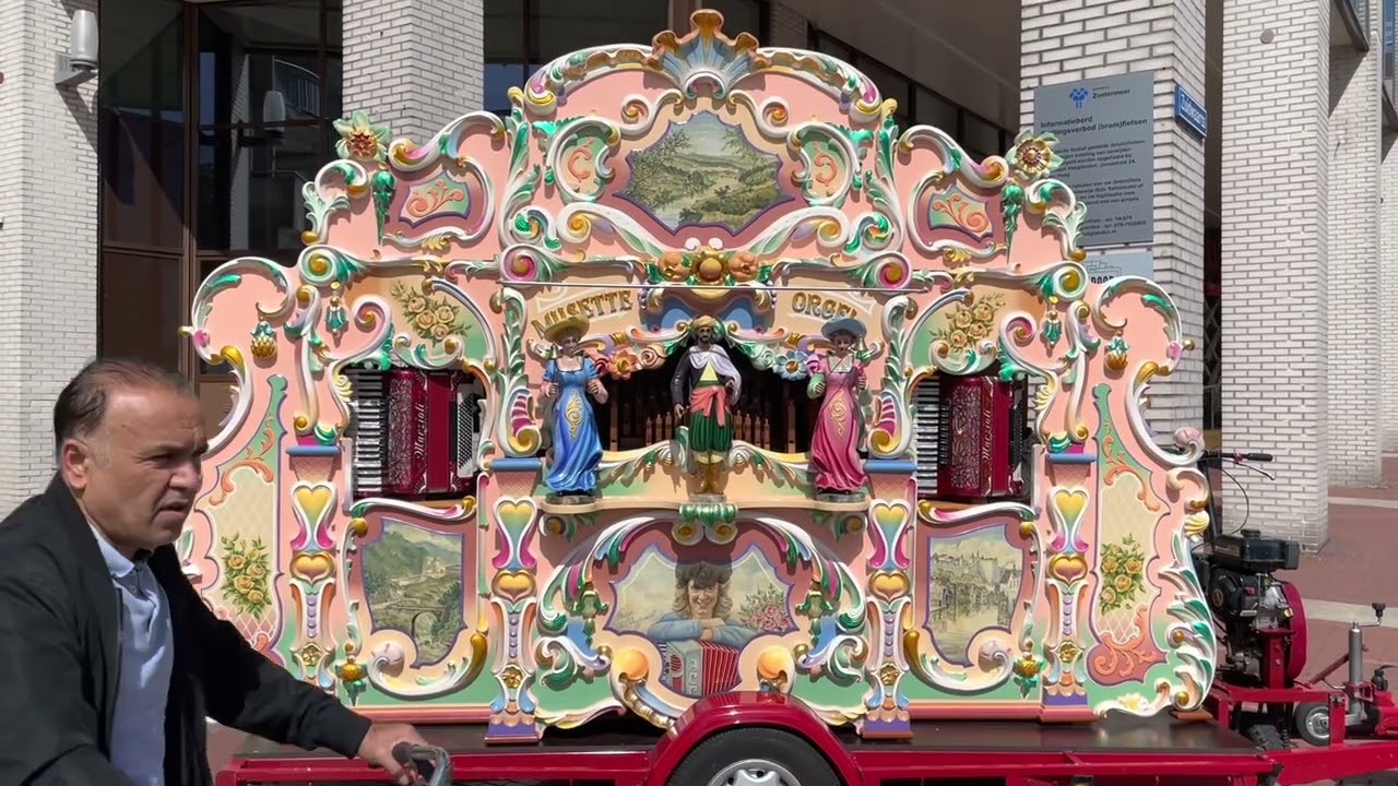 Musette Orgel draaiorgel in Stadshart Zoetermeer