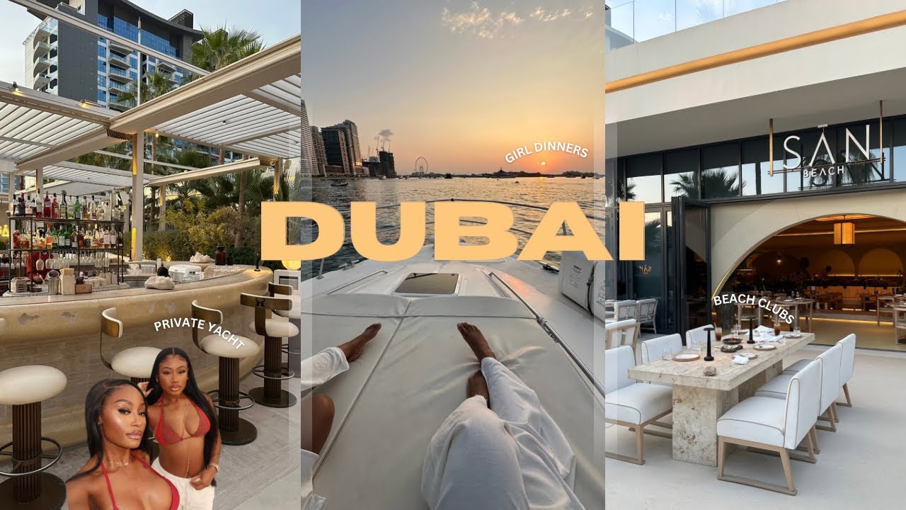 SPONTANEOUS 72 HOURS IN DUBAI…beach clubs, boat days, girl dinners and more….🎀