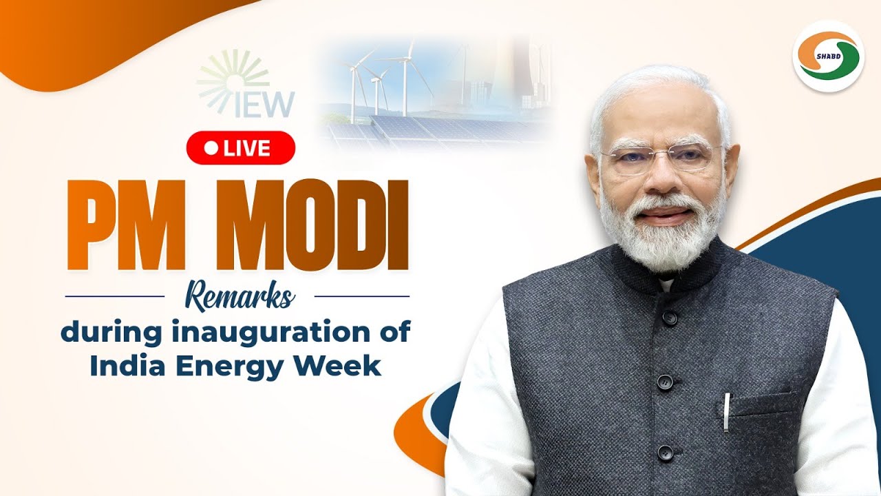 LIVE: PM Modi's remarks during inauguration of India Energy Week via video conferencing