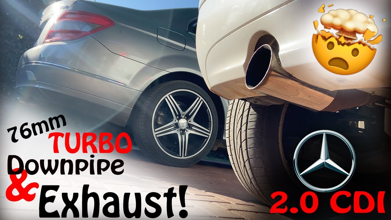 Mercedes 2.0 CDI TURBO Downpipe & 3