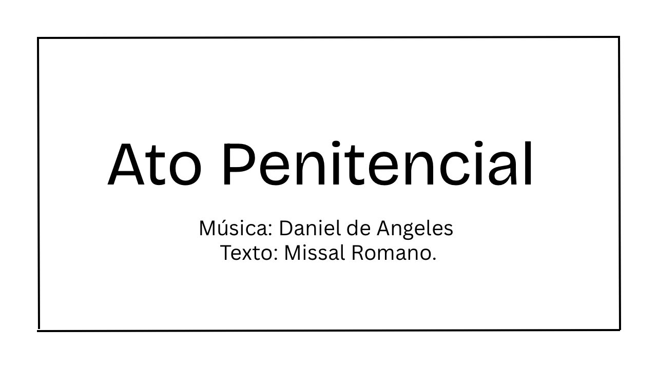 Senhor que sois o caminho | Daniel de Angeles. 