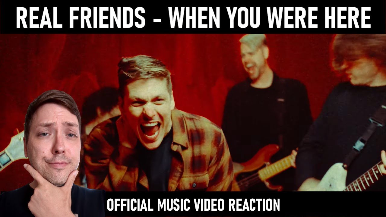 Real Friends - When You Were Here | Official Music Video Reaction!