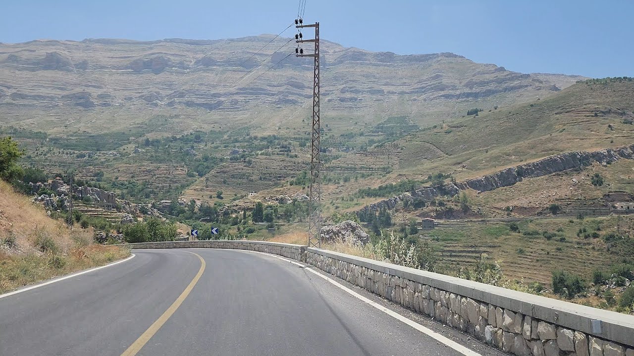 Driving: Lebanon Road Trip: From Hadath El Jebbeh to Tannourine, Lebanon (2024-06-22)