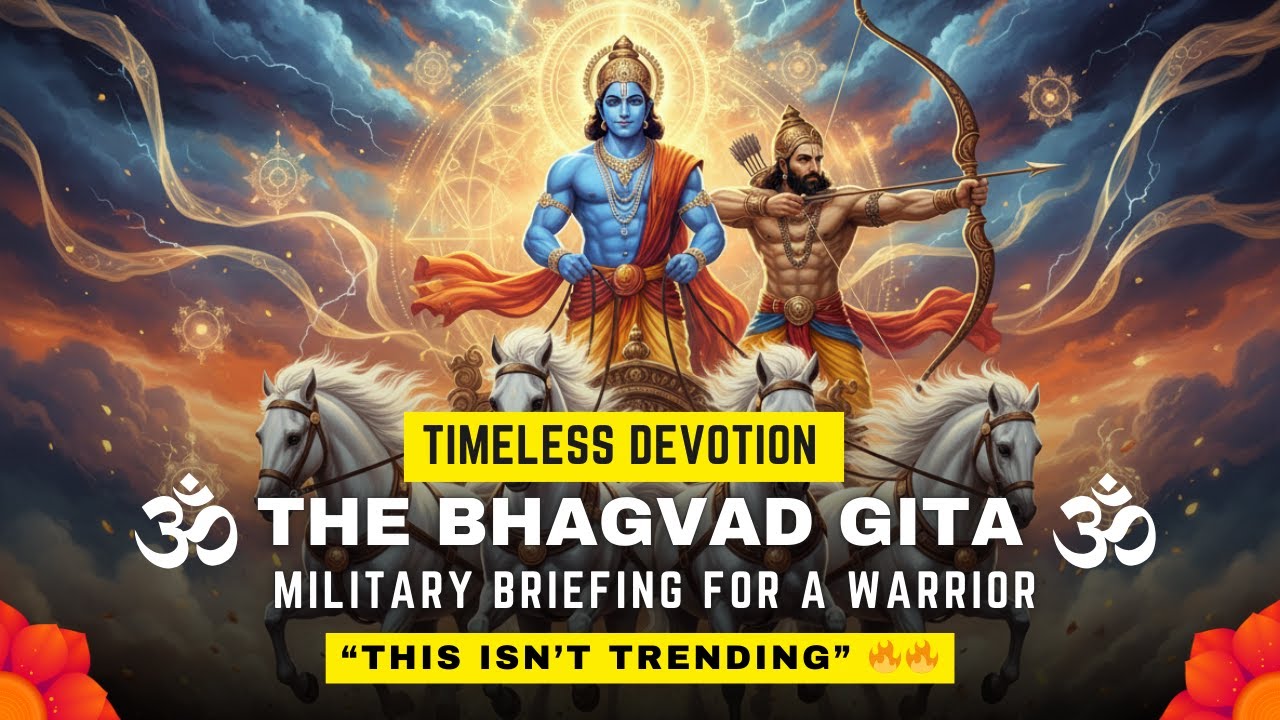 The Bhagavad Gita MASTERPIECE | 🕉️ PUT ON HEADPHONES. CLOSE YOUR EYES. LET GO. 🕉️  Digital Medicine