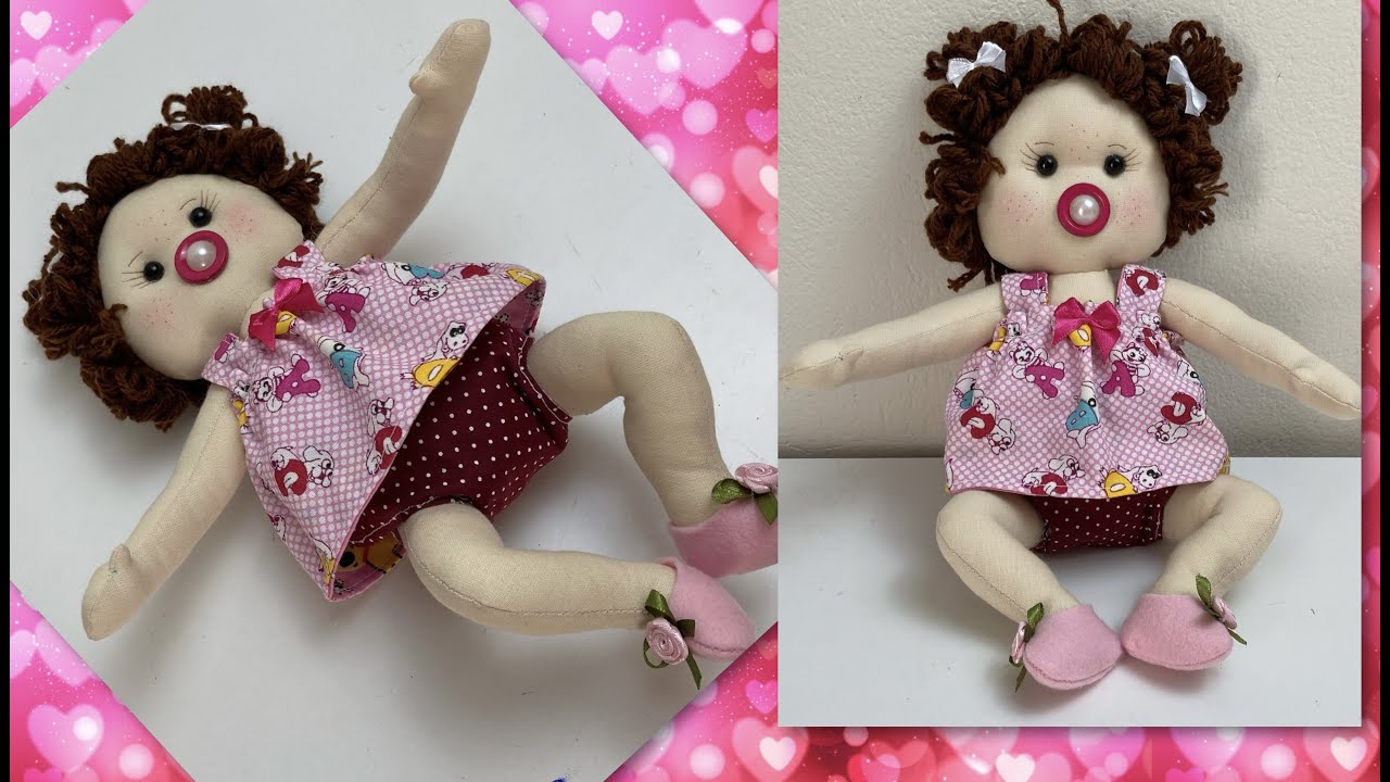 Boneca bebê articulada para brincar