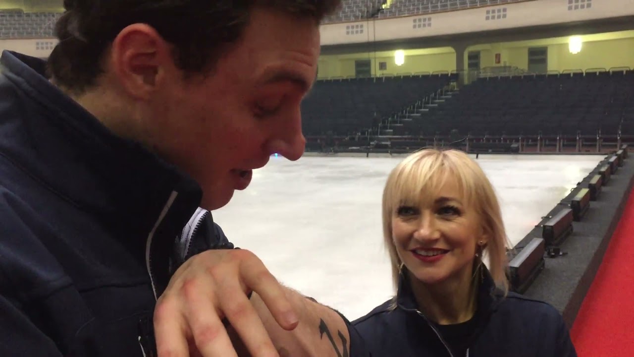 Paarlauf Olympiasieger  Aljona Savchenko und Bruno Massot