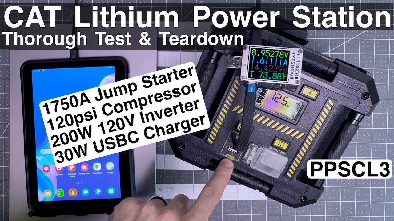 CAT Power Station [overly] detailed Test and Teardown